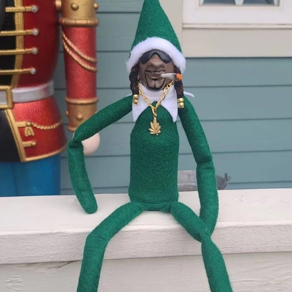 Snoop on A Stoop Christmas Elf Doll