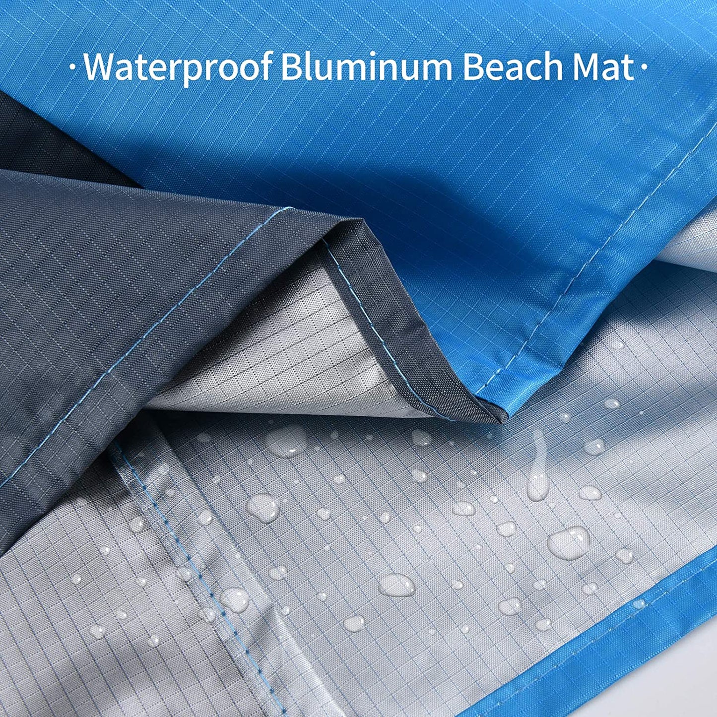 Waterproof Pocket Beach Blanket Folding Camping Mat