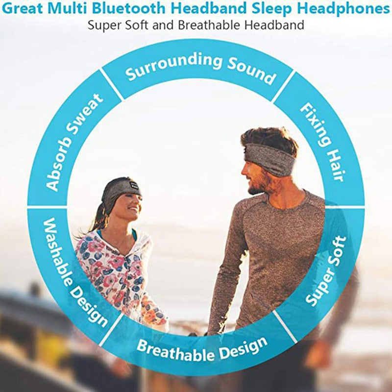 Sleep Mask Bluetooth Sleeping Headphones Headband