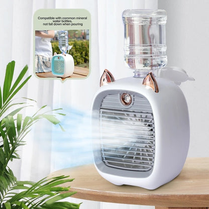 Portable Mini Air Conditioner Fan USB Air Cooler Fan Humidifier