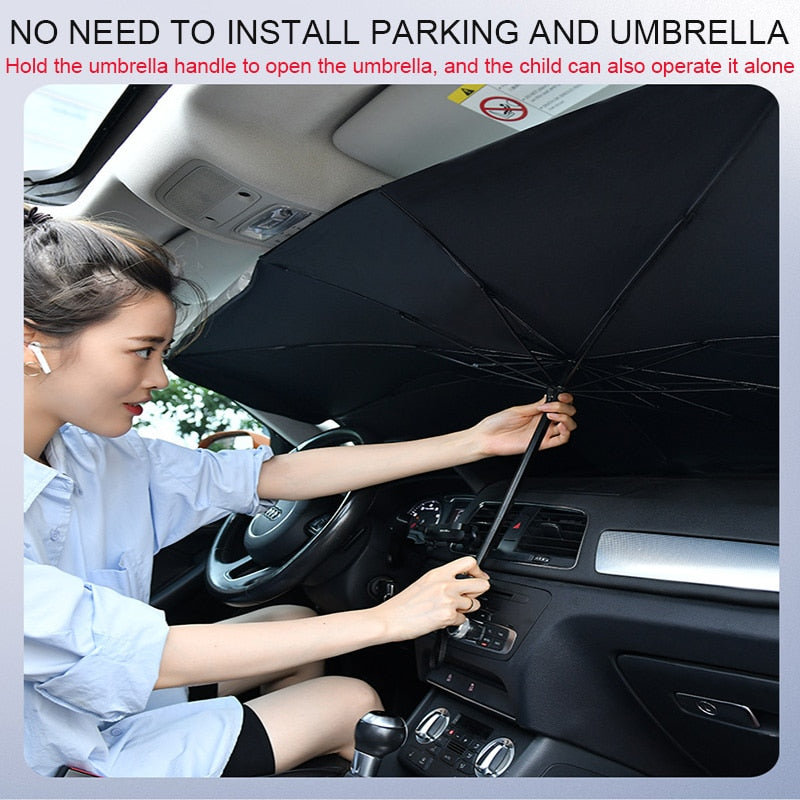 Car Sunshade Umbrella-style Front Glass